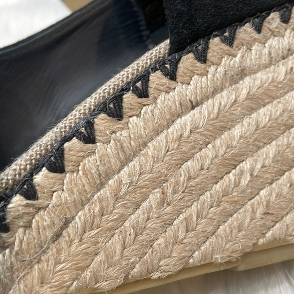VINCE Sonora Peep Toe Suede Espadrilles - Picture 10 of 12